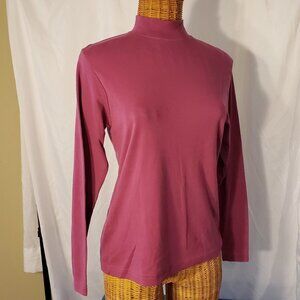 Ladies TABI International Mock Turtleneck in Mulberry (Purple) - S/P